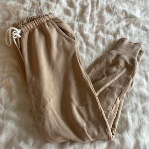 Aerie tan sweats xs joggers
